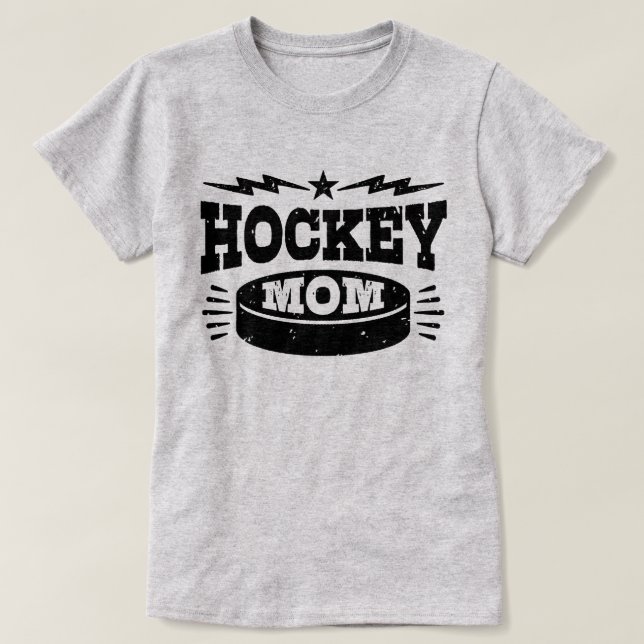 Camiseta Mamá de hockey (Diseño del anverso)