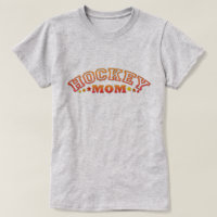 Mamá de hockey con nombre y número de nuevo impres