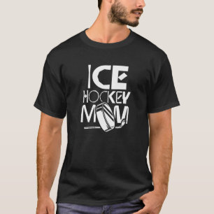 Camiseta Mamá de Hockey sobre Hielo Jugadora Entrenadora Eq