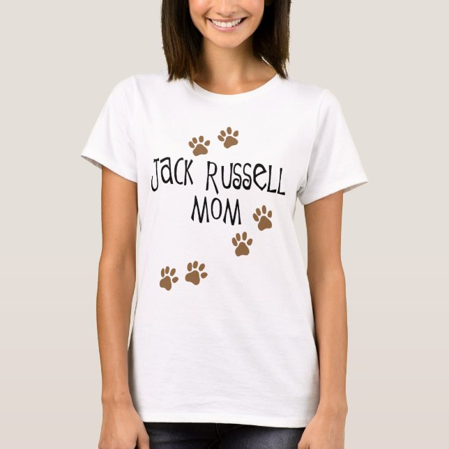 Camiseta Mamá de Jack Russell (Anverso)