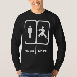 Camiseta Mamá de karate chico tu hijo mi hijo Papá de karat
