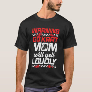 Camiseta Mamá de Karting Divertida Mamá de un Carril de Kar