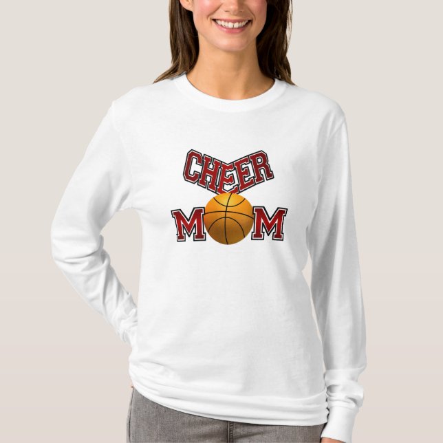 Camiseta Mamá de la alegría del baloncesto (Anverso)
