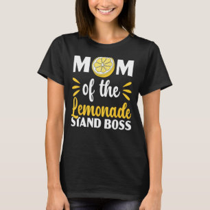 Camiseta Mamá De La Base De Lemonade Boss Lemon Lover Fruta