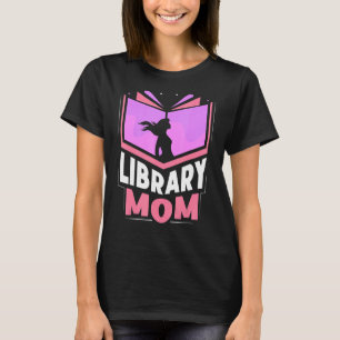 Camiseta Mamá de la biblioteca dice libros bibliotecarios m