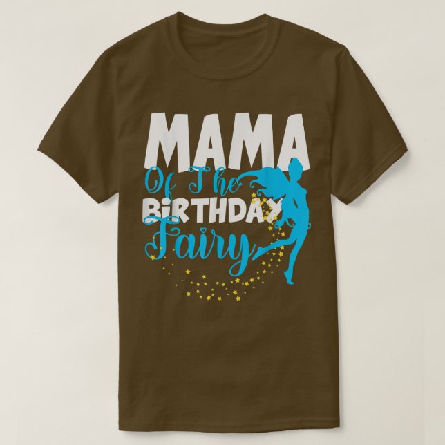 Camiseta Mamá de la brigada de cumpleaños de la Fantasía de (Diseño del anverso)