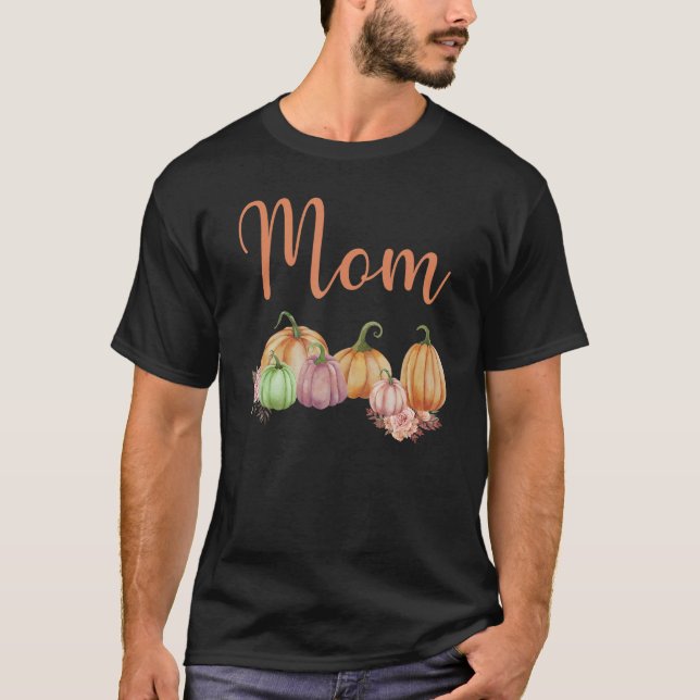 Camiseta Mamá De La Calabaza Pequeña Primera Jornada De Cum (Anverso)
