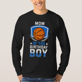 Camiseta Mamá De La Celebración De La Familia De Baloncesto