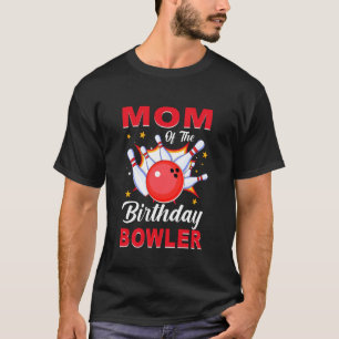 Camiseta Mamá de la chica bolera Combinación familiar bolos