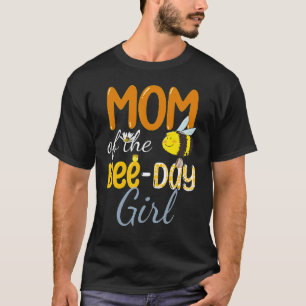 Camiseta Mamá De La Chica De Abeja, Familia Floral Hive Fie
