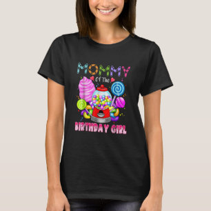 Camiseta Mamá De La Chica De Cumpleaños Candyland Candy Bir