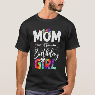 Camiseta Mamá De La Chica De Cumpleaños Mamá Y Hija