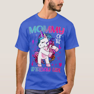 Camiseta Mamá de la Chica de cumpleaños muere mamá de Unico