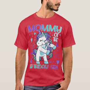 Camiseta Mamá de la Chica de cumpleaños muere mamá de Unico