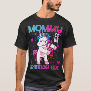 Camiseta Mamá de la Chica de cumpleaños muere mamá de Unico