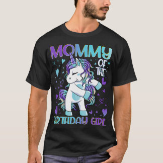 Camiseta Mamá de la Chica de cumpleaños muere mamá de Unico
