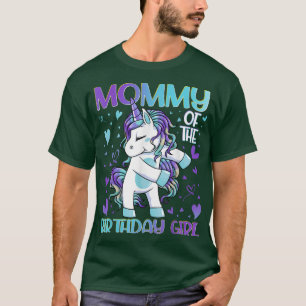 Camiseta Mamá de la Chica de cumpleaños muere mamá de Unico