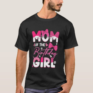 Camiseta Mamá De La Cumpleañera Gata Gatito Familia Combina