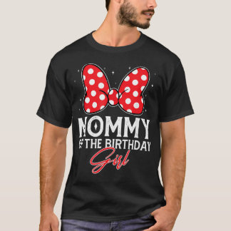 Camiseta Mamá De La Cumpleañera Lindo Lazo Rosa Familia