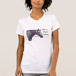 Camiseta Mamá de la demostración del caballo - inglés