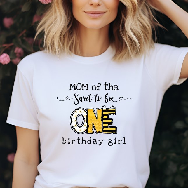 Camiseta Mamá de la dulce abeja floral   (Subido por el creador)
