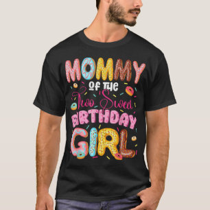 Camiseta Mamá de la dulce cumpleañera de 2 años y dona