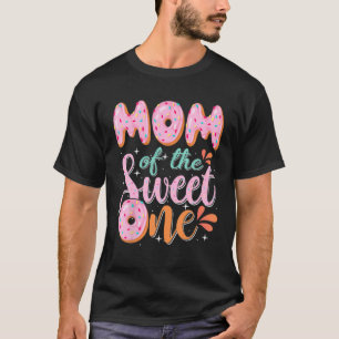 Camiseta Mamá De La Dulce Fiesta De Aniversario De Donut