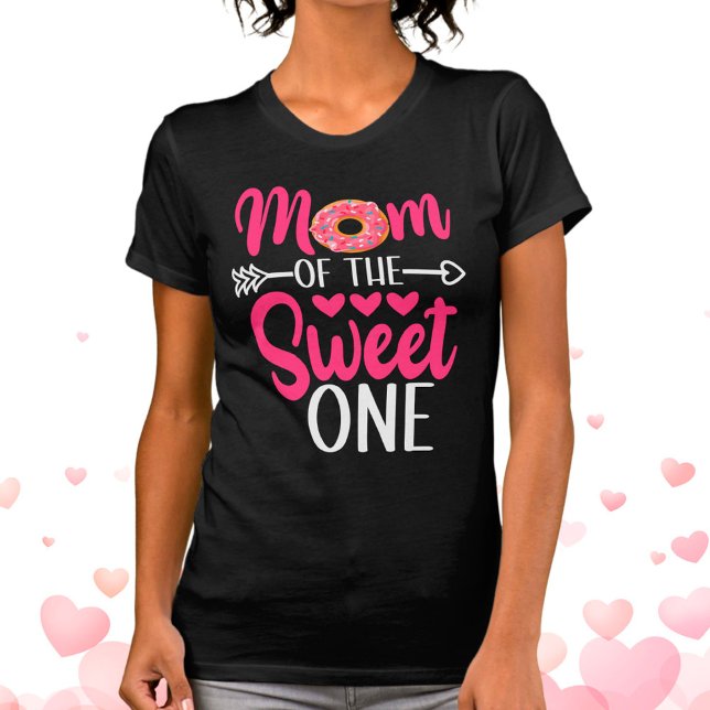Camiseta Mamá de la dulce un donut rociado (Subido por el creador)