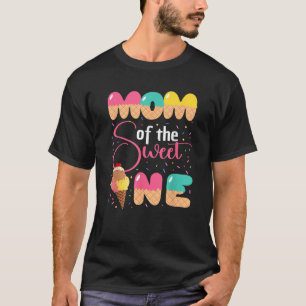 Camiseta Mamá De La Dulce Un Helado Jugador De Cumpleaños
