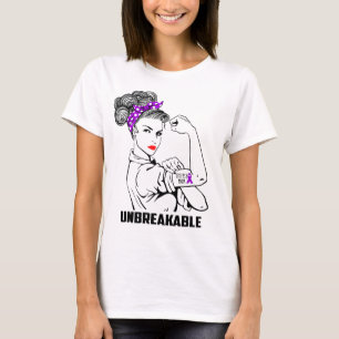 Camiseta Mamá de la epilepsia irrompible - conciencia