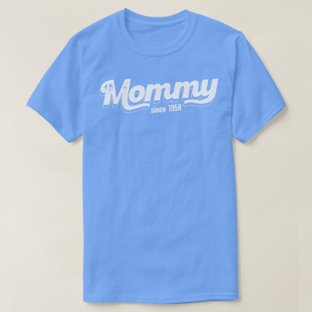 Camiseta Mamá de la época desde 1958 (Diseño del anverso)