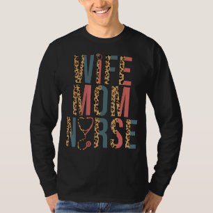 Camiseta Mamá de la esposa enfermera feliz semana de la enf