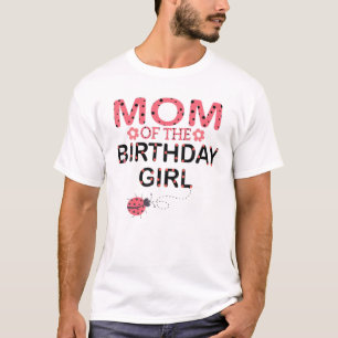 Camiseta Mamá De La Familia Chica De Cumpleaños Pareja Con 