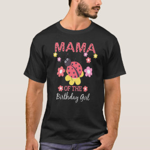 Camiseta Mamá De La Familia Chica De Cumpleaños Pareja Con 