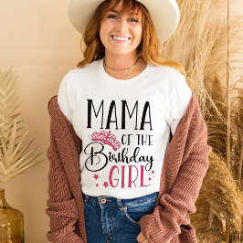 Camiseta Mamá de la familia de la Personalizado del Chica d