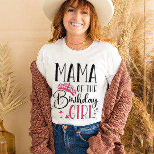 Camiseta Mamá de la familia de la Personalizado del Chica d