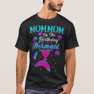 Camiseta Mamá De La Familia De La Sirena De Cumpleaños _2