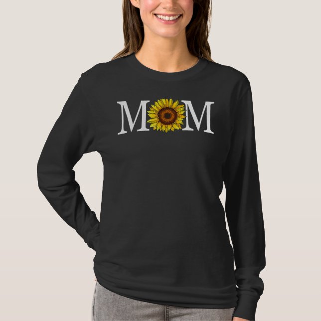 Camiseta Mamá De La Familia De Los Girasoles Cumple Con (Anverso)