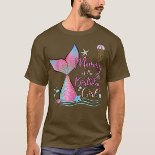 Camiseta Mamá De La Familia Mágica De La Chica Del Cumpleañ