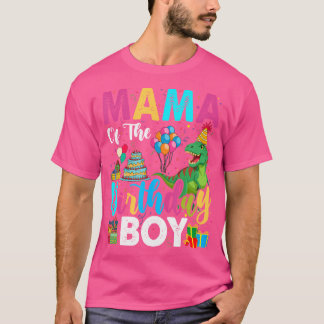 Camiseta Mamá De La Familia Natal De Dinosaurio