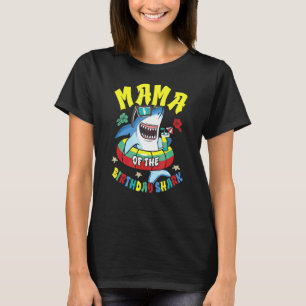 Camiseta Mamá De La Familia Que Coincide Con El Tiburón De 