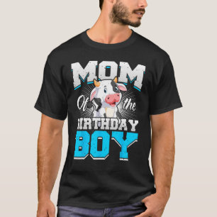 Camiseta Mamá De La Fiesta De Cumpleaños De Cow