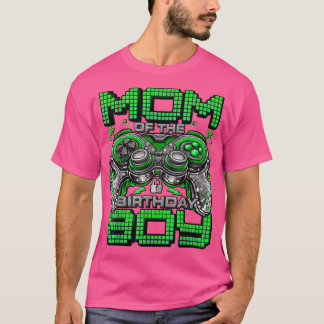 Camiseta Mamá de la fiesta de cumpleaños de un videojugador