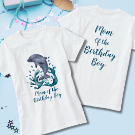 Camiseta Mamá de la fiesta de cumpleaños del niño de cumple
