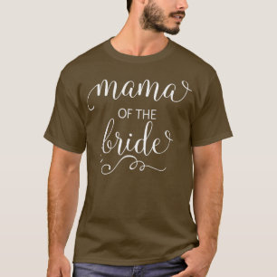 Camiseta Mamá De La Fiesta De La Boda De Novia