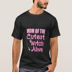 Camiseta Mamá de la fiesta de la bruja más viva Hallowe fam