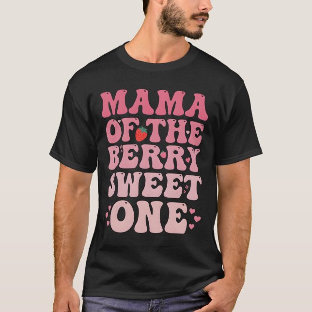 Camiseta Mamá de la Fresa Dulce Dulce Fresa (Anverso)