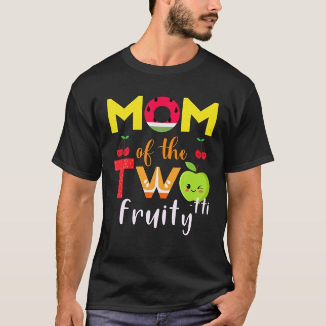 Camiseta Mamá De La Fruta De Dos Años De Fiesta Twotti Frut (Anverso)
