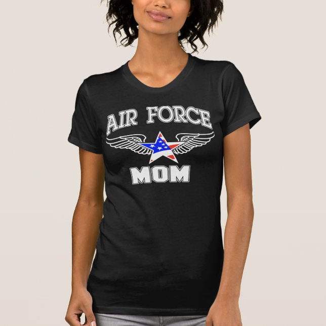 Camiseta Mamá de la fuerza aérea (Anverso)