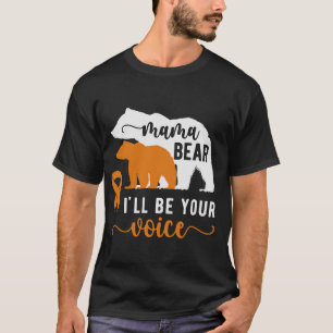Camiseta Mamá De La Leucemia De Una Madre Guerrera De La Le